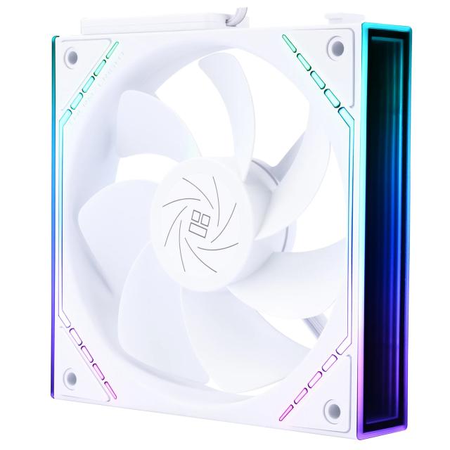 Комплект вентилатори Thermalright Fan Pack 3-in-1 3x120mm White, Reverse, Infinity Mirror, Daisy-Chain, A-RGB, 3 pin/4 pin PWM