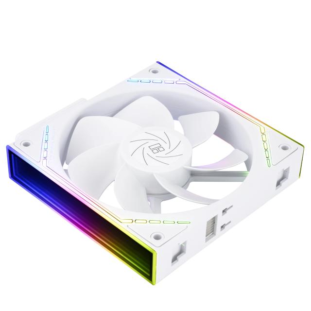 Комплект вентилатори Thermalright Fan Pack 3-in-1 3x120mm White, Reverse, Infinity Mirror, Daisy-Chain, A-RGB, 3 pin/4 pin PWM