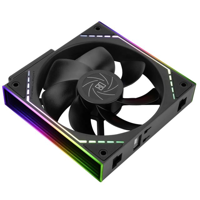 Комплект вентилатори Thermalright Fan Pack 3-in-1 3x120mm,  Reverse, Infinity Mirror, Daisy-Chain, A-RGB, 3 pin/4 pin PWM