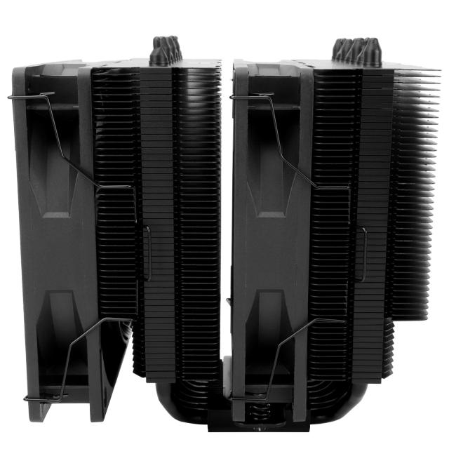 Охладител за процесор Thermalright CPU Cooler Phantom Spirit 120 SE Black, Dual-Tower, 4-pin PWM, LGA1851, 1700/AM4, AM5, Black
