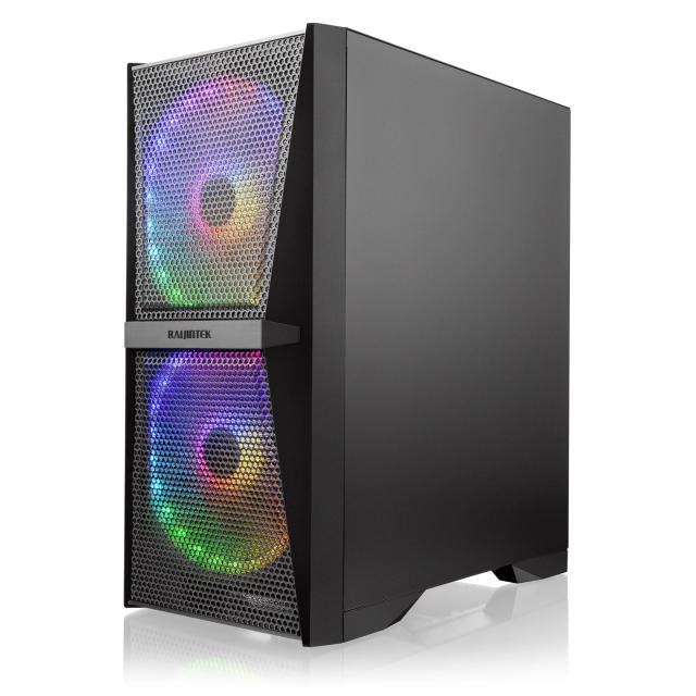 Кутия Raijintek SILENOS MS PRO, Middle Tower, 2x USB 3.0, 1x USB 3.1 Type-C, 1x HD Audio, ATX / mATX / Mini-ITX