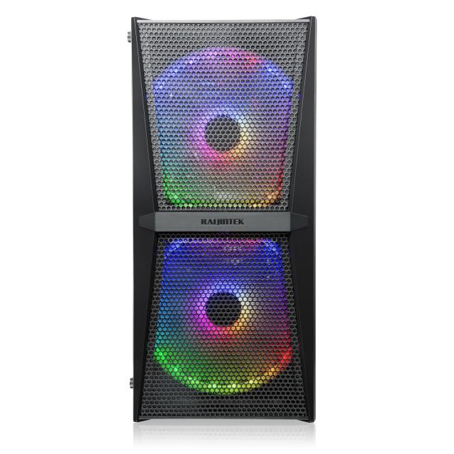 Кутия Raijintek SILENOS MS PRO, Middle Tower, 2x USB 3.0, 1x USB 3.1 Type-C, 1x HD Audio, ATX / mATX / Mini-ITX