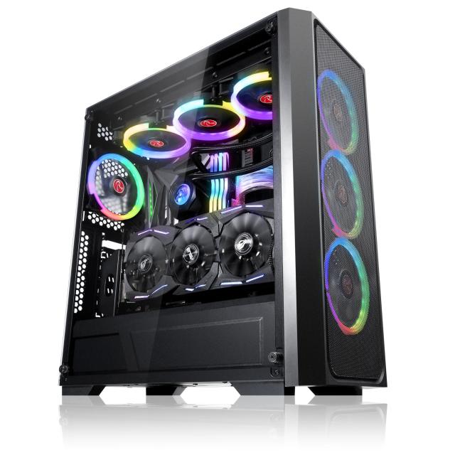 Кутия Raijintek PONOS MS4, Middle Tower, 2x USB 2.0, 1x USB 3.0, 1x HD Audio, EEB / E-ATX / ATX / M-ATX / Mini-ITX