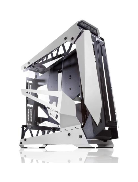 Кутия Raijintek NYX PRO WHITE, Open Frame, Full Aluminum, Middle Tower, 3x USB 3.0, 1x HD Audio, EEB / E-ATX / ATX/MICRO ATX / MINI-ITX