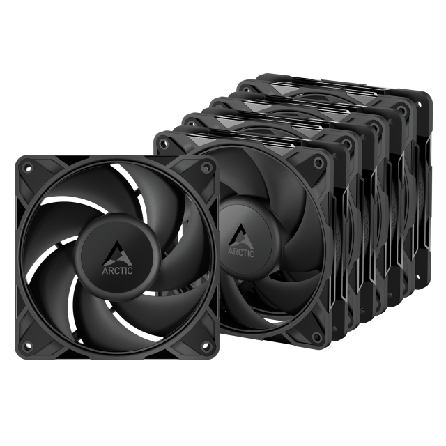 Комплект вентилатори ARCTIC P12 Pro PST 120mm PWM, 4-Pin (PWM) - 5 Pack