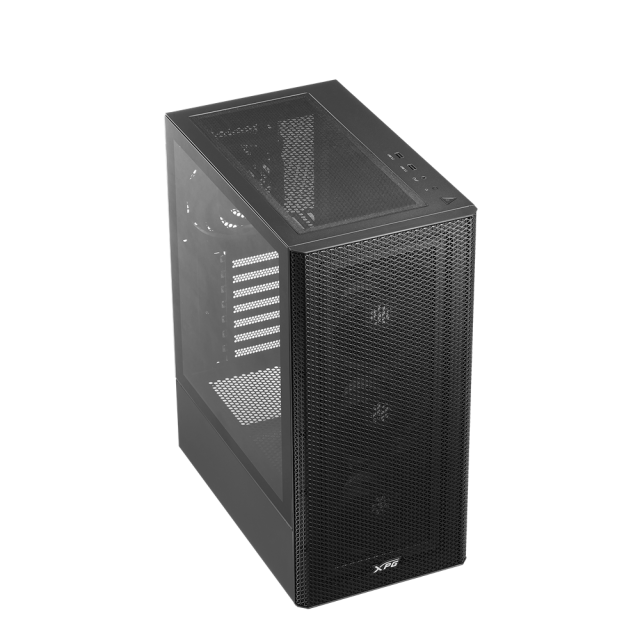 Кутия ADATA XPG VALOR MESH BLACK, Middle Tower, 2x USB 3.2, ATX/mATX/Mini-ITX, с захранване 650W, черна