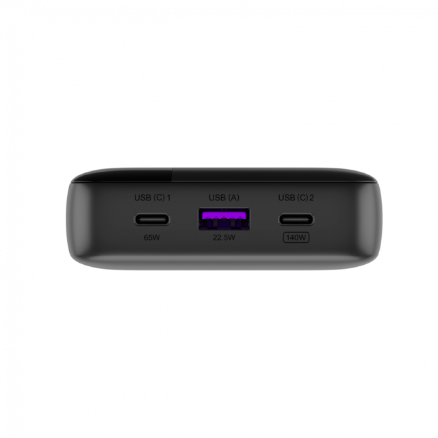 Външна батерия CANYON PB-240, 25000mAh PD140W, 2x USB Type-C, 1x USB Type-A