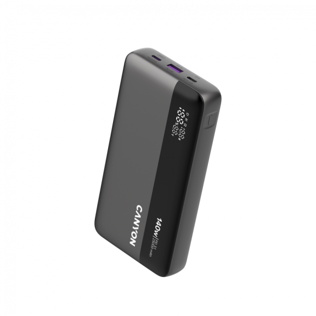 Външна батерия CANYON PB-240, 25000mAh PD140W, 2x USB Type-C, 1x USB Type-A