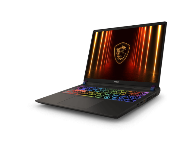 Лаптоп MSI Vector 16 HX AI A2XWIG, Intel Core Ultra 9 275HX 24C (2.70 / 5.40 GHz, 36MB Cache), 16.0" (40.64 cm) WQXGA IPS, 240Hz, NVIDIA GF RTX 5080 16 GB GDDR7, 32GB DDR5, 1TB M.2 NVMe SSD, Windows 11 Home