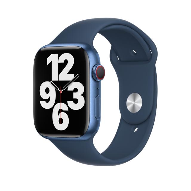 Каишка за часовник Apple Watch 45mm Abyss Blue Sport Band - Regular