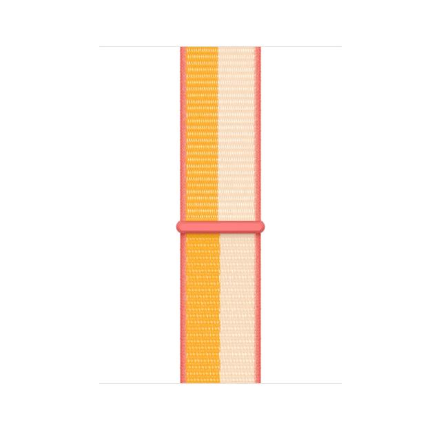 Каишка за часовник Apple Watch 45mm Maize/White Sport Loop - Regular