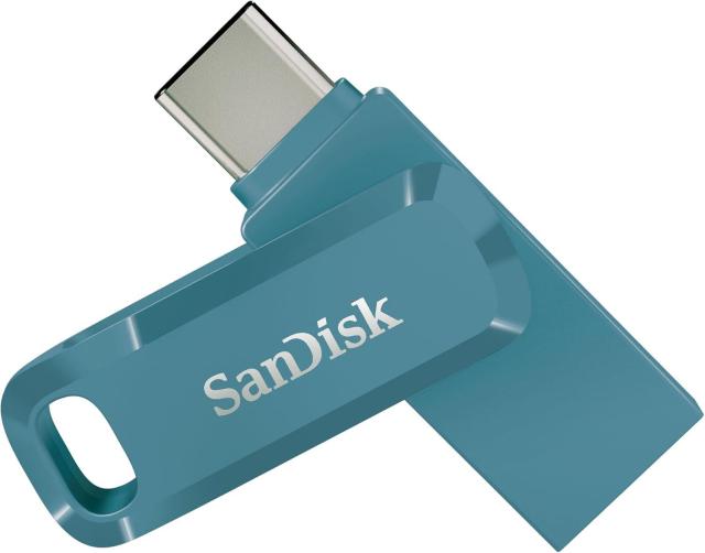 USB памет SanDisk Ultra Dual Drive Go, 256 GB, USB 3.2 Type-C 1st Gen (USB 3.0), BLUE