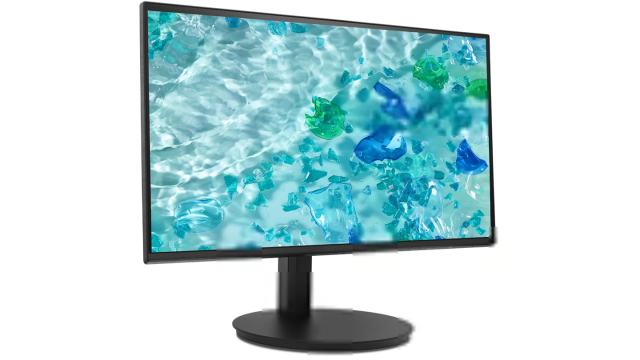 Монитор Acer Vero CB242YGbmiprx, 23.8" (60.45cm) IPS панел, 120Hz, Full HD, 4ms, 100 000 000:1, 250cd/m2, DisplayPort, HDMI, VGA