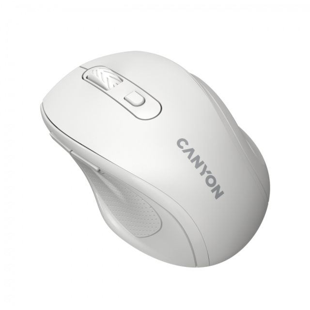 Мишка Canyon MX8650A, оптична (1600 dpi), Wireless, 6 бутона, White