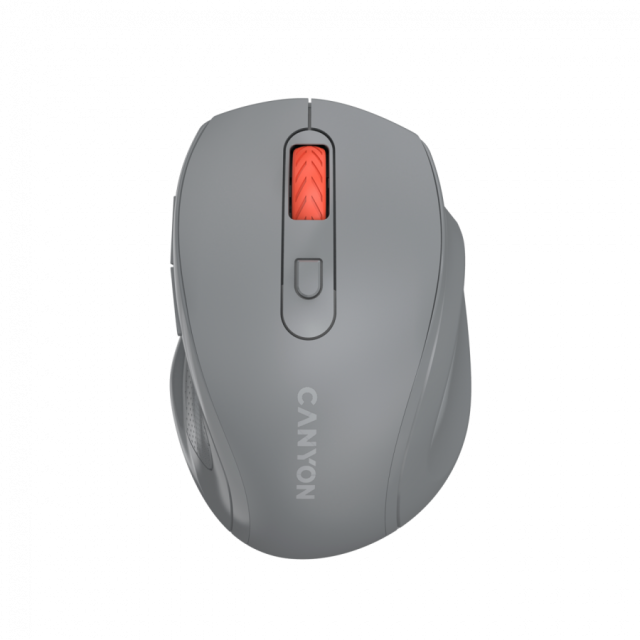 Мишка Canyon MX8650A, оптична (1600 dpi), Wireless, 6 бутона, Dark grey
