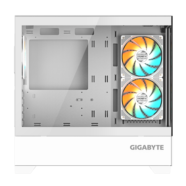 Кутия GIGABYTE C201 PANORAMIC ICE White, Mid Tower, 2x USB 3.0, mini-ITX / m-ATX