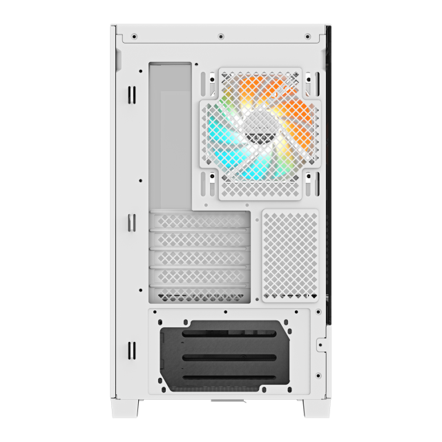 Кутия GIGABYTE C201 PANORAMIC ICE White, Mid Tower, 2x USB 3.0, mini-ITX / m-ATX