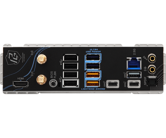 Дънна платка ASRock B850 RIPTIDE WIFI, B850, AM5, DDR5, PCI-E 5.0, 4x SATA 6Gb/s, 1x Blazing M.2 slot, 3x Hyper M.2 slots, HDMI, ATX