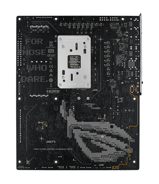 Дънна платка ASUS ROG STRIX X870E-H GAMING WIFI7, AM5, 4xDDR5, 4 x M.2 slots, 4 x SATA 6Gb/s, HDMI, ATX