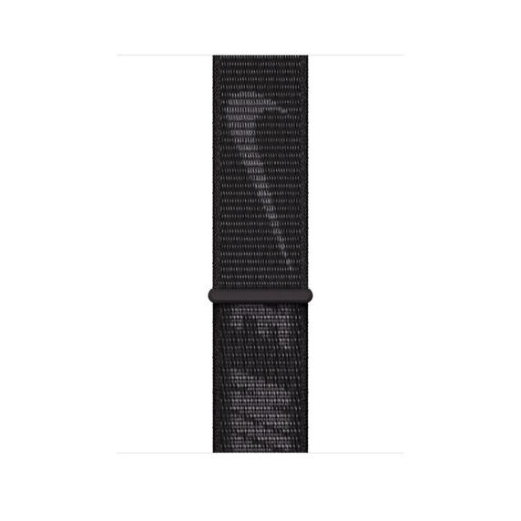 Каишка за часовник Apple Watch 45mm Black Nike Sport Loop - Regular