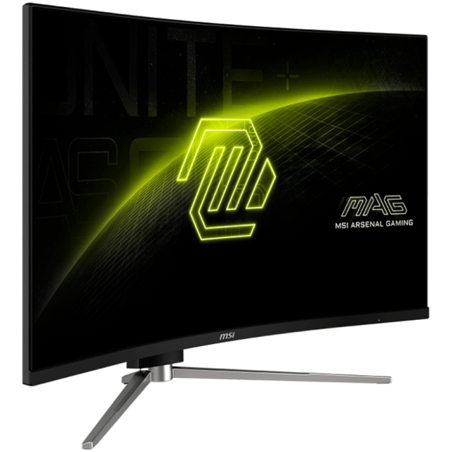 Монитор MSI MAG 325CQRXF E2 Gaming Monitor, 31.5" (80.01cm) CURVED WQHD, Rapid VA Panel, 240Hz, 0.5ms, 3500:1, 300cd/m2, HDMI, DisplayPort, USB Type-C, USB Hub