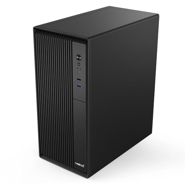 Кутия MAKKI 2801-U3, Mini Tower, 1x USB 3.0, 1x USB 2.0, HD Audio x 1, Micro-ATX, Mini-ITX