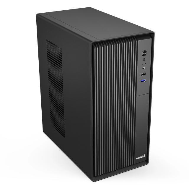 Кутия MAKKI 2801-U3, Mini Tower, 1x USB 3.0, 1x USB 2.0, HD Audio x 1, Micro-ATX, Mini-ITX