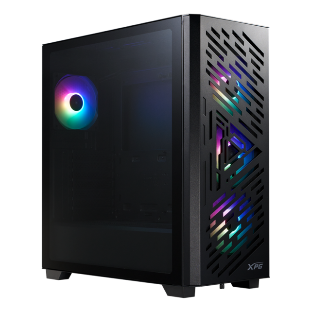 Кутия ADATA XPG LANDER 501 BLACK, Middle Tower, 2x USB 3.2, 1x USB Type-C 3.2, E-ATX, ATX, Micro-ATX, Mini-ITX