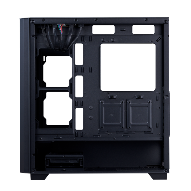 Кутия ADATA XPG LANDER 501 BLACK, Middle Tower, 2x USB 3.2, 1x USB Type-C 3.2, E-ATX, ATX, Micro-ATX, Mini-ITX