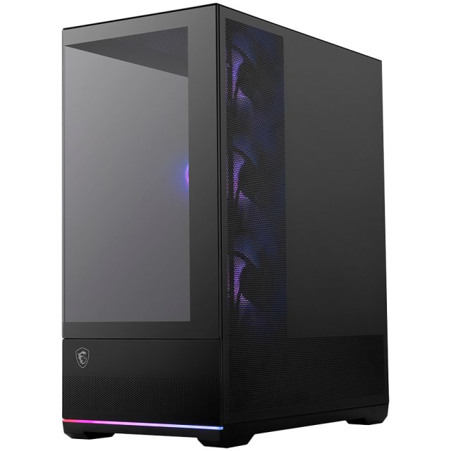 Кутия MSI MAG PANO 110R PZ, Middle Tower, 2x USB 3.2, 1x USB  Type-C 3.2, 1x Audio/Mic, ATX/microATX/Mini-ITX
