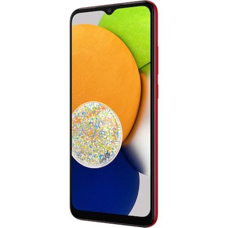 Мобилен телефон Samsung SM-A03 Galaxy A035 64 GB, Octa-Core, 4 GB RAM, 6.5", 720 x 1600 HD+, Dual SIM, Red