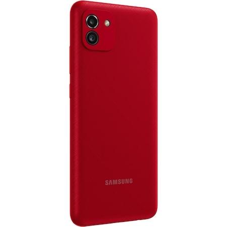 Мобилен телефон Samsung SM-A03 Galaxy A035 64 GB, Octa-Core, 4 GB RAM, 6.5", 720 x 1600 HD+, Dual SIM, Red