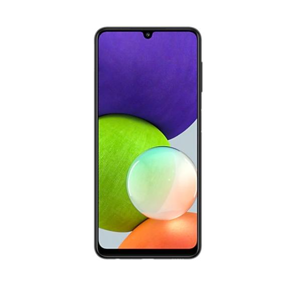 Мобилен телефон Samsung SM-A225 GALAXY A22 128 GB, 4 GB RAM, 6.4", 720 x 1600 HD+, 48.0 MP + 8.0 MP + 2.0 MP + 2.0 MP+ 13.0 MP Selfie, 5000 mAh, 4G, Dual SIM, Black