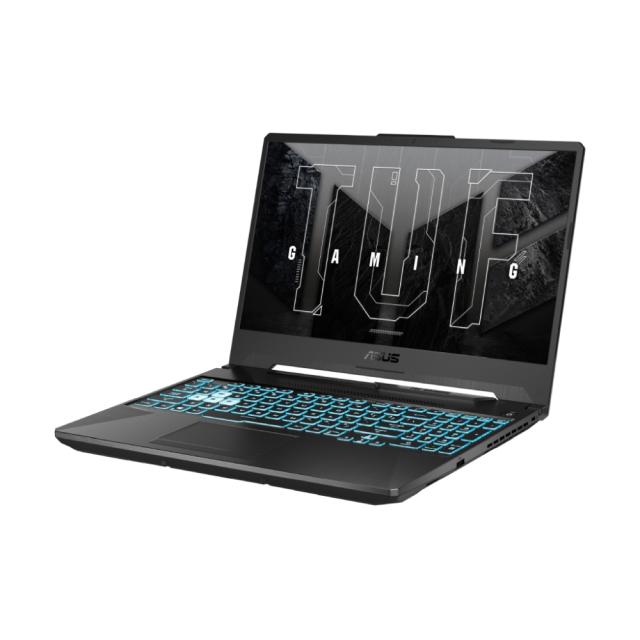 Лаптоп ASUS TUF Gaming A15 FA506NCG-HN207, AMD Ryzen 7 7445HS 6C (3.2 / 3.55 GHz, 16MB Cache), 15.6'' (39.62 cm) FHD IPS, 144 Hz, NVIDIA RTX 3050 4GB GDDR6, 16GB DDR5, 1TB M.2 NVMe SSD, Free DOS