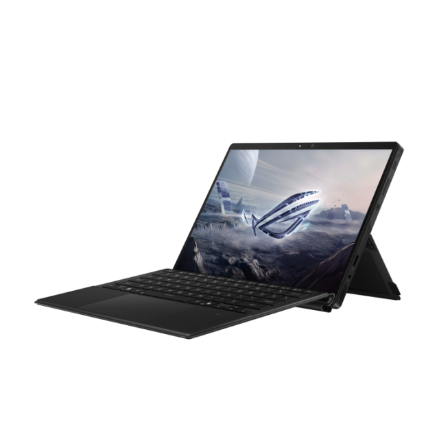 Лаптоп ASUS ROG Flow Z13 2025 GZ302EA-RU011X, AMD Ryzen Al Max+ 395 16C (3.0 / 5.1 GHz, 64MB Cache), 13.4" (34.04 cm) WQXGA, IPS, 180 Hz, Touchscreen, 32GB LPDDR5X, 1 TB M.2 NVMe SSD, Windows 11 Pro