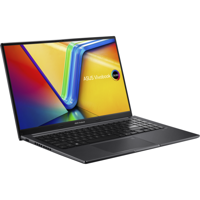 Лаптоп ASUS Vivobook 15 OLED M1505YA-MA427, AMD Ryzen 7 7730U 8C (2.0 / 4.5 GHz, 16MB Cache), 15.6'' (39.62 cm) OLED, AMD Radeon RX Vega 8, 16GB DDR4, 1 TB M.2 NVMe SSD, Free DOS