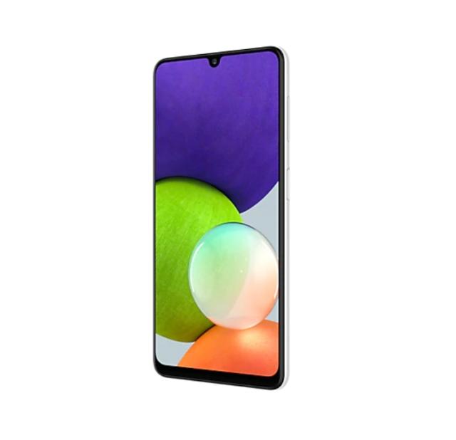 Мобилен телефон Samsung SM-A225 GALAXY A22 128 GB, 4 GB RAM, 6.4", 720 x 1600 HD+, 48.0 MP + 8.0 MP + 2.0 MP + 2.0 MP+ 13.0 MP Selfie, 5000 mAh, 4G, Dual SIM, White