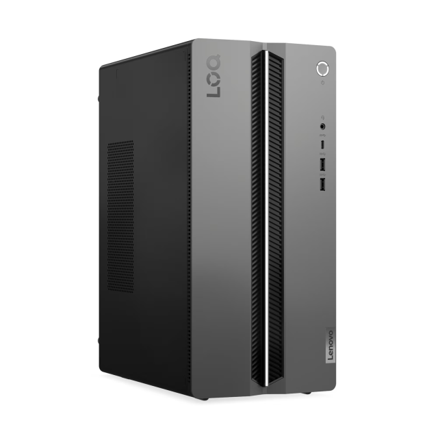 Компютър Lenovo LOQ Tower 17IAX10, Intel Core Ultra 7 255HX 20C (2.3 / 5.2 GHz, 36 MB cache), NVIDIA RTX 5060 Ti 8GB, 2 x 16 GB DDR5 5600 MHz SO-DIMM, 1 TB SSD M.2 NVMe, Free DOS