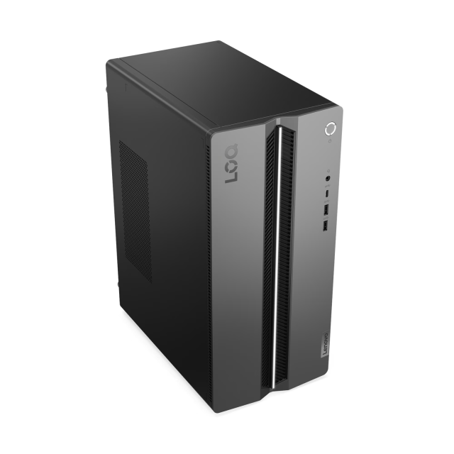 Компютър Lenovo LOQ Tower 17IAX10, Intel Core Ultra 7 255HX 20C (2.3 / 5.2 GHz, 36 MB cache), NVIDIA RTX 5060 Ti 8GB, 2 x 16 GB DDR5 5600 MHz SO-DIMM, 1 TB SSD M.2 NVMe, Free DOS