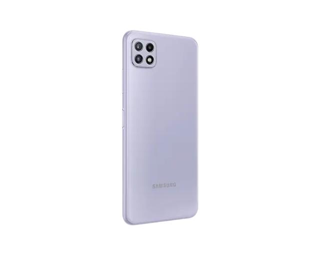 Мобилен телефон Samsung SM-A226 GALAXY A22 5G 64 GB, Octa-Core (2x2.2 GHz, 6x2.0 GHz), 4 GB RAM, 6.6" 1080x2400 90 Hz Super AMOLED, 48.0 MP + 5.0 MP + 2.0 MP + 8.0 MP Selfie, 5000 mAh, Dual SIM, Violet