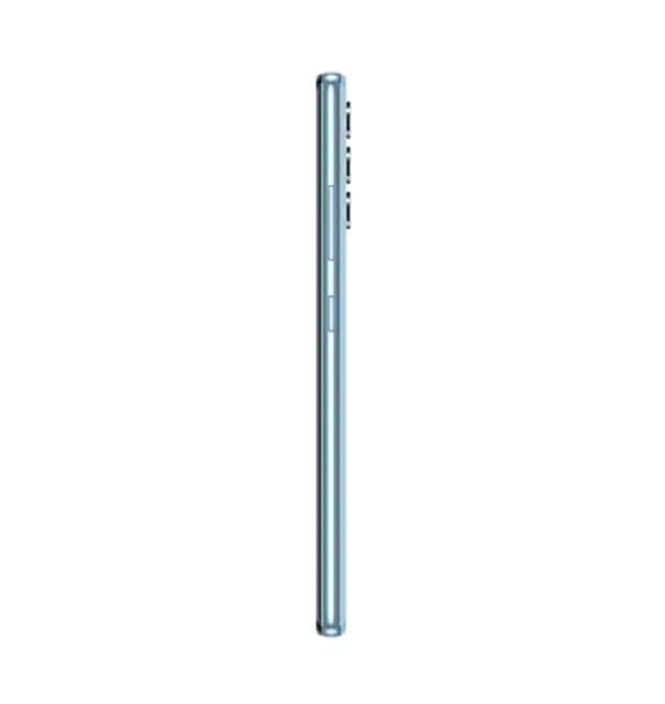 Мобилен телефон Samsung SM-A325 GALAXY A32 128 GB, Octa-Core (2x2.0 GHz, 6x1.8 GHz), 4GB RAM, 6.4" 1080x2400 90 Hz Super AMOLED, 64.0 MP + 8.0 MP + 5.0 MP + 5.0 MP, 5000 mAh, 4G, Dual SIM, Blue