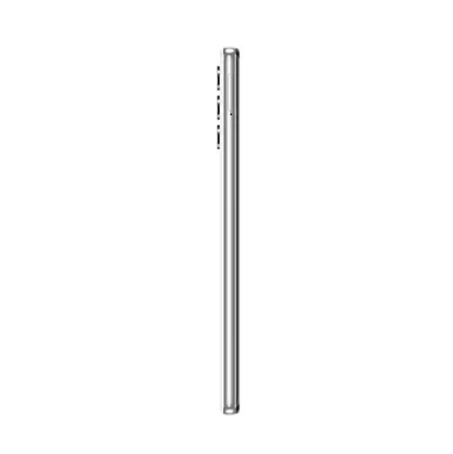 Мобилен телефон Samsung SM-A325 GALAXY A32 128 GB, Octa-Core (2x2.0 GHz, 6x1.8 GHz), 4GB RAM, 6.4" 1080x2400 90 Hz Super AMOLED, 64.0 MP + 8.0 MP + 5.0 MP + 5.0 MP, 5000 mAh, 4G, Dual SIM, White