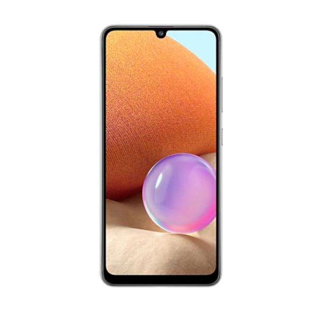 Мобилен телефон Samsung SM-A325 GALAXY A32 128 GB, Octa-Core (2x2.0 GHz, 6x1.8 GHz), 4GB RAM, 6.4" 1080x2400 90 Hz Super AMOLED, 64.0 MP + 8.0 MP + 5.0 MP + 5.0 MP + 20.0 MP Selfie, 5000 mAh, 4G, Dual SIM, Black