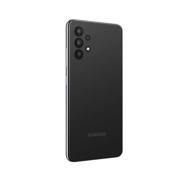 Мобилен телефон Samsung SM-A325 GALAXY A32 128 GB, Octa-Core (2x2.0 GHz, 6x1.8 GHz), 4GB RAM, 6.4" 1080x2400 90 Hz Super AMOLED, 64.0 MP + 8.0 MP + 5.0 MP + 5.0 MP + 20.0 MP Selfie, 5000 mAh, 4G, Dual SIM, Black