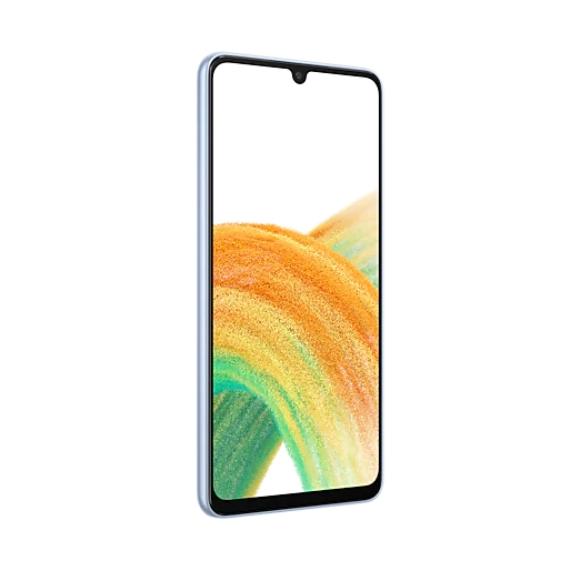 Мобилен телефон Samsung SM-A336 GALAXY A33 128 GB, 6GB RAM, 6.4" 1080x2400, 5000 mAh, 5G, Dual SIM, Blue
