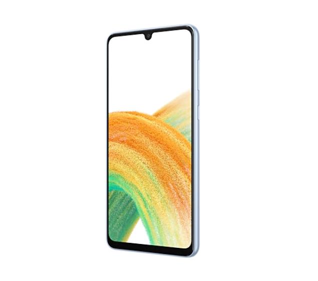 Мобилен телефон Samsung SM-A336 GALAXY A33 128 GB, 6GB RAM, 6.4" 1080x2400, 5000 mAh, 5G, Dual SIM, Blue