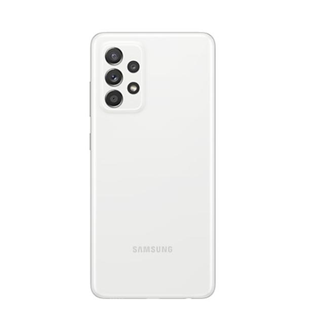 Мобилен телефон Samsung SM-A525 GALAXY A52 128 GB, Octa-Core (2x2.2 GHz, 6x1.8 GHz), 6 GB RAM, 6.5" 1080x2400 90 Hz Super AMOLED, 64.0 MP + 8.0 MP + 5.0 MP + 2.0 MP + 32.0 MP Selfie, 4500 mAh, 4G, Dual SIM, White