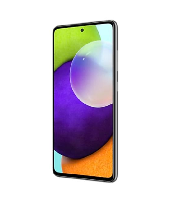 Мобилен телефон Samsung SM-A525 GALAXY A52 128 GB, Octa-Core (2x2.2 GHz, 6x1.8 GHz), 6 GB RAM, 6.5" 1080x2400 90 Hz Super AMOLED, 64.0 MP + 8.0 MP + 5.0 MP + 2.0 MP + 32.0 MP Selfie, 4500 mAh, 4G, Dual SIM, Black
