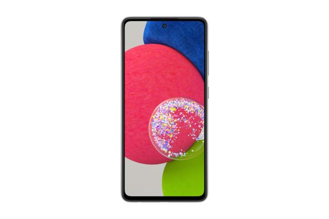 Мобилен телефон Samsung SM-A528 GALAXY A52s 5G 128 GB, Octa-Core (4x2.4 GHz, 4x1.8 GHz), 6 GB RAM, 6.5" 1080x2400 120 Hz Super AMOLED, 64.0 MP + 12.0 MP + 5.0 MP + 5.0 MP + 32.0 MP Selfie, 4500 mAh, Dual SIM, Black
