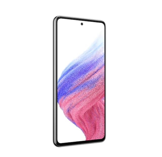 Мобилен телефон Samsung SM-A536 GALAXY A53 5G 128 GB, Octa-Core (2x2.4 GHz, 6x2.0 GHz), 6 GB RAM, 6.5" 1080x2400 120 Hz Super AMOLED, 64.0 MP + 12.0 MP + 5.0 MP + 5.0 MP + 32.0 MP Selfie, 5000 mAh, Dual SIM, Awesome Black